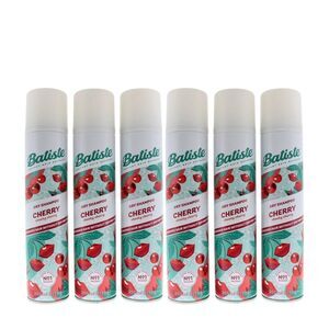 Batiste Dry Shampoo Cherry (6 pack) 6.73 oz / 200 ml EACH Bottle